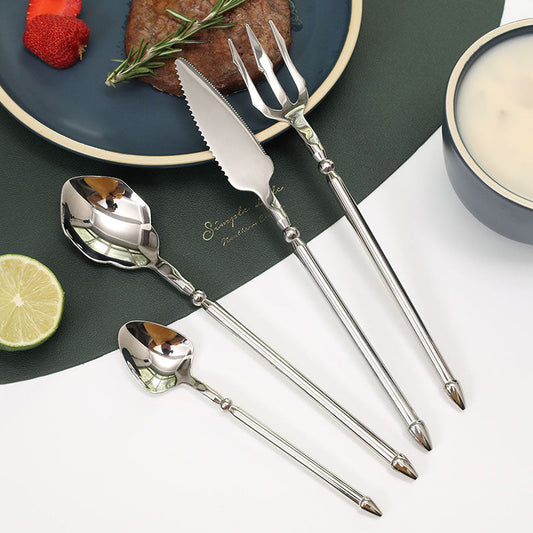 Nautical Stainless Steel Flatware 4Pcs Set