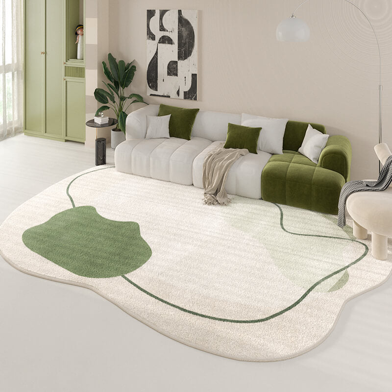 Green Line Decoration Rug
