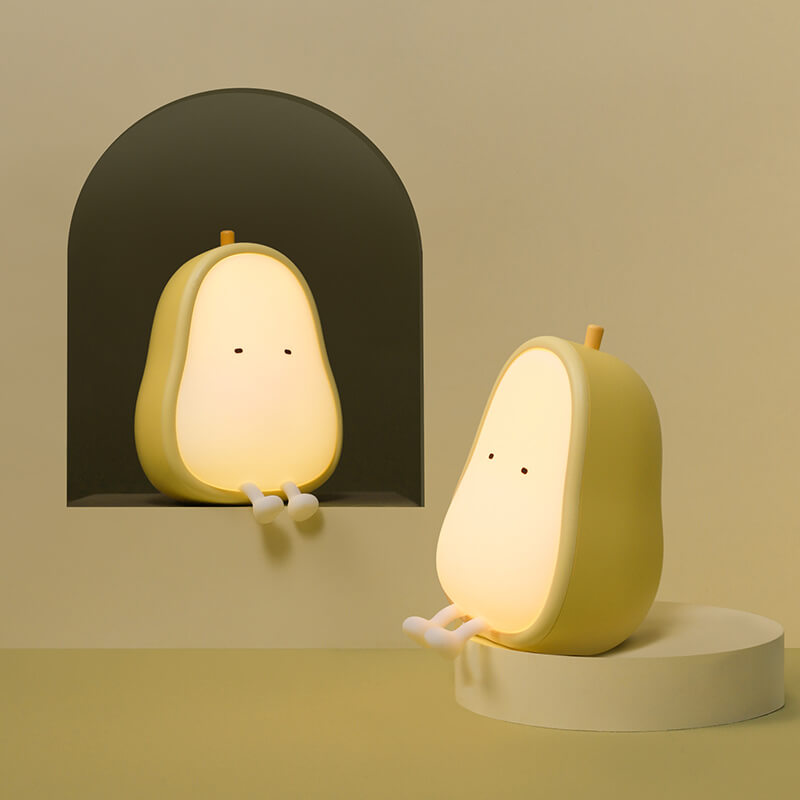 Lampe de nuit en forme de poire