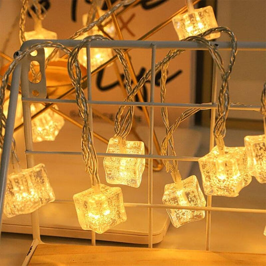 LED Ice Cube String Lights