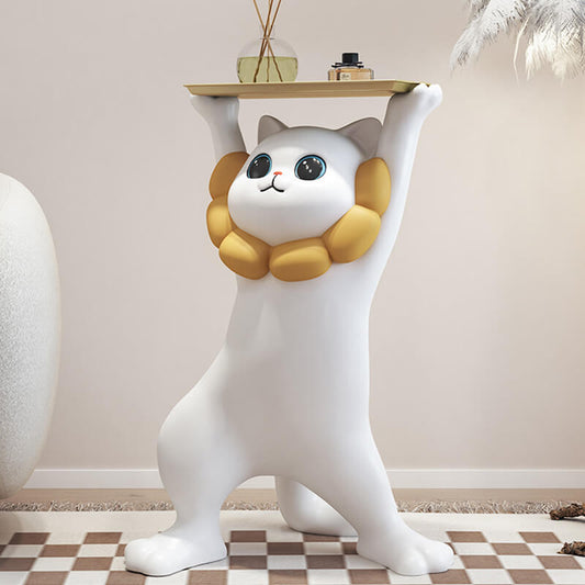 Cat Resin Storage Ornament