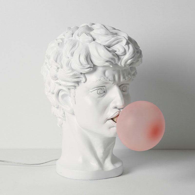 Creative Sculpture David Bubble Blowing Table Lamp