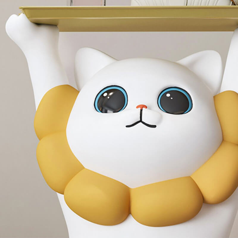 Cat Resin Storage Ornament