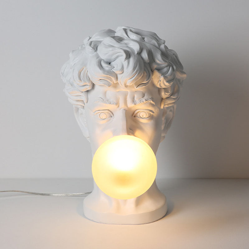 Creative Sculpture David Bubble Blowing Table Lamp