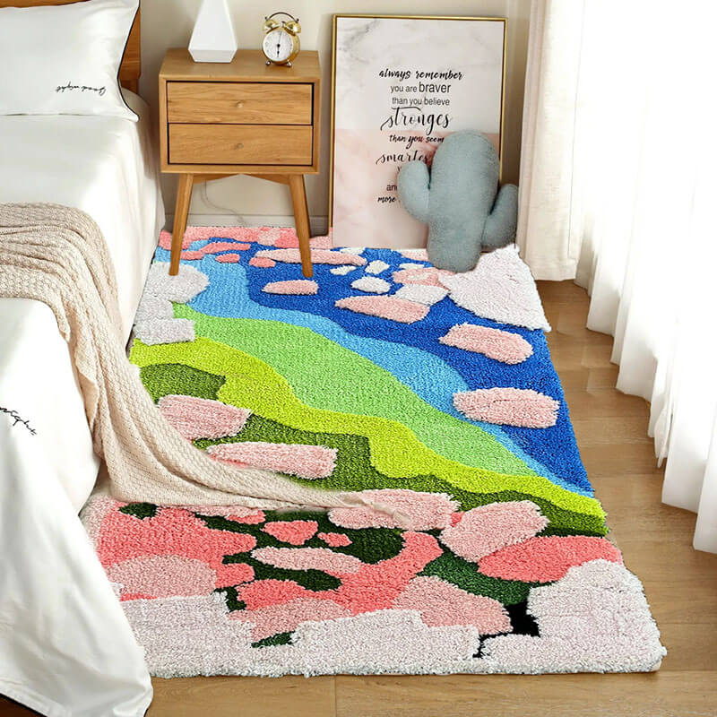 3D Flocked Moss Mats