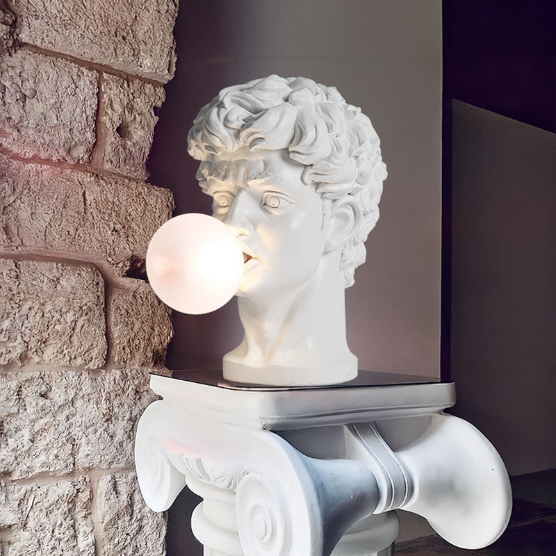Creative Sculpture David Bubble Blowing Table Lamp