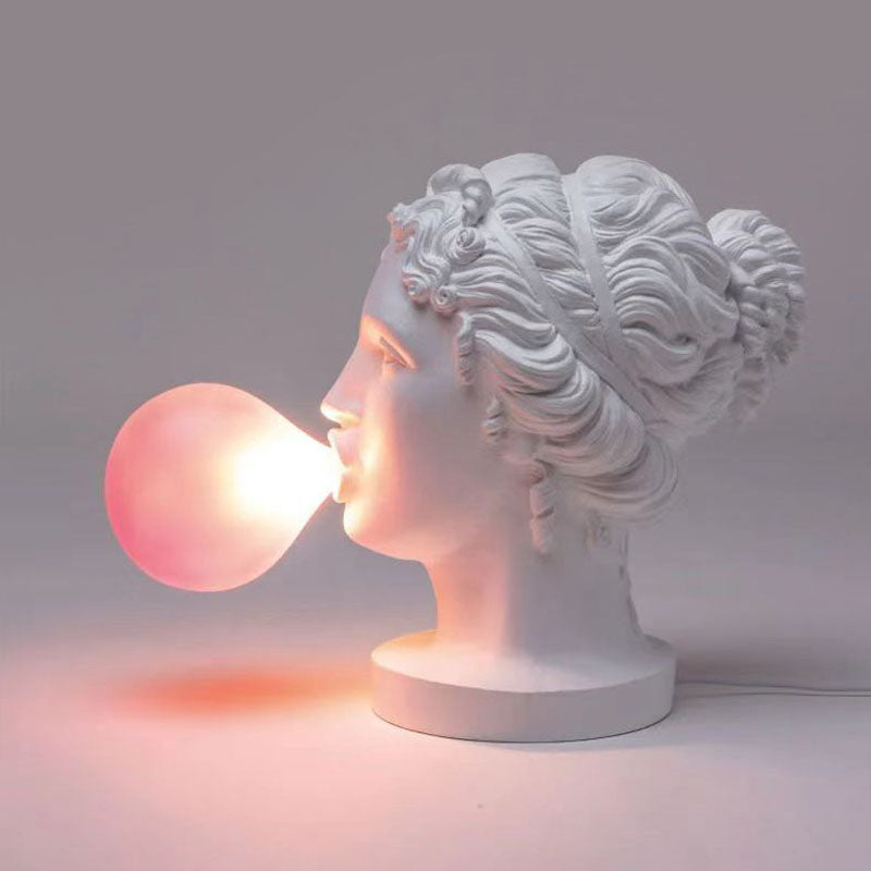 Creative Sculpture David Bubble Blowing Table Lamp