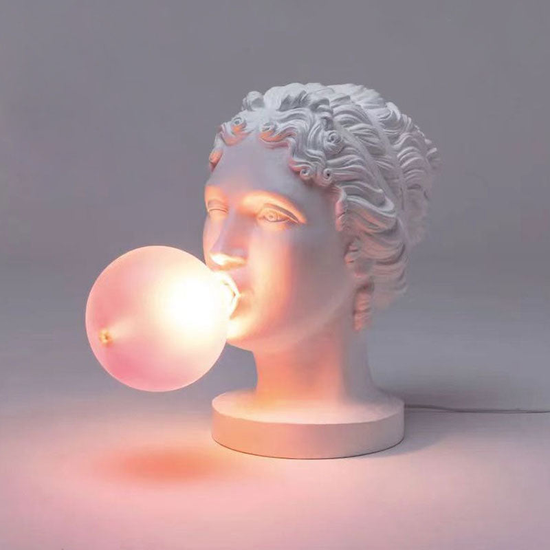 Creative Sculpture David Bubble Blowing Table Lamp