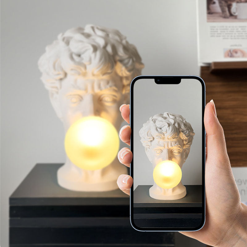 Creative Sculpture David Bubble Blowing Table Lamp