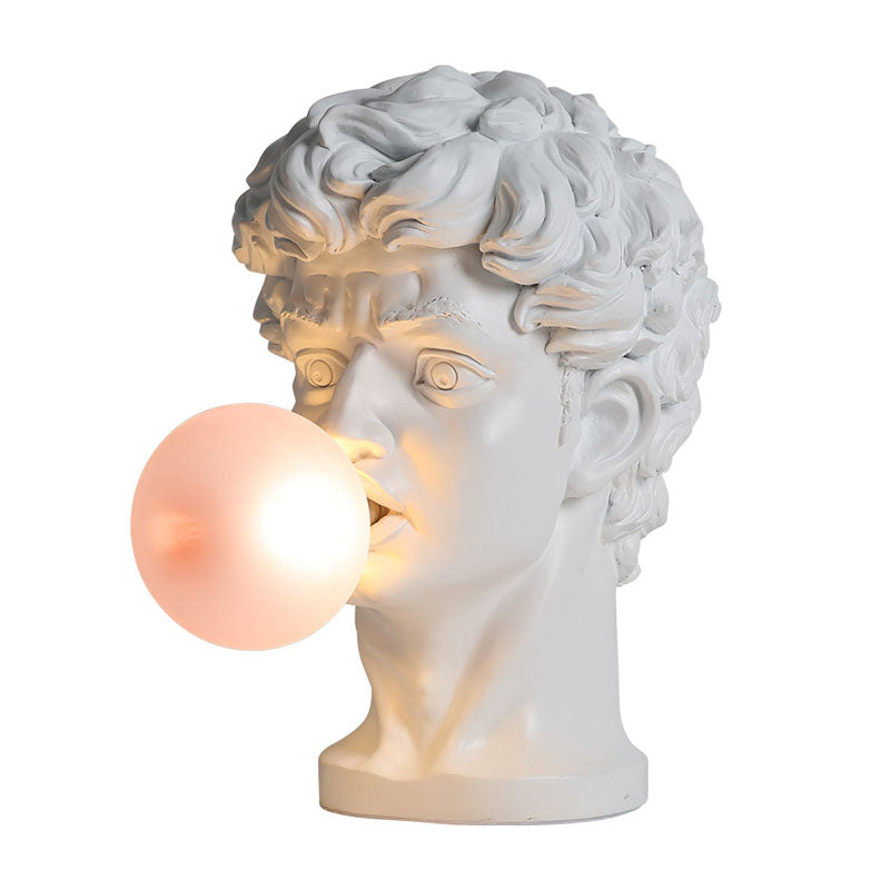 Creative Sculpture David Bubble Blowing Table Lamp