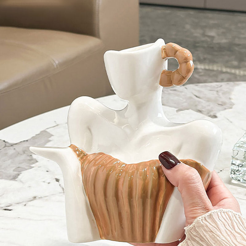 Abstract Art Ceramic Vase