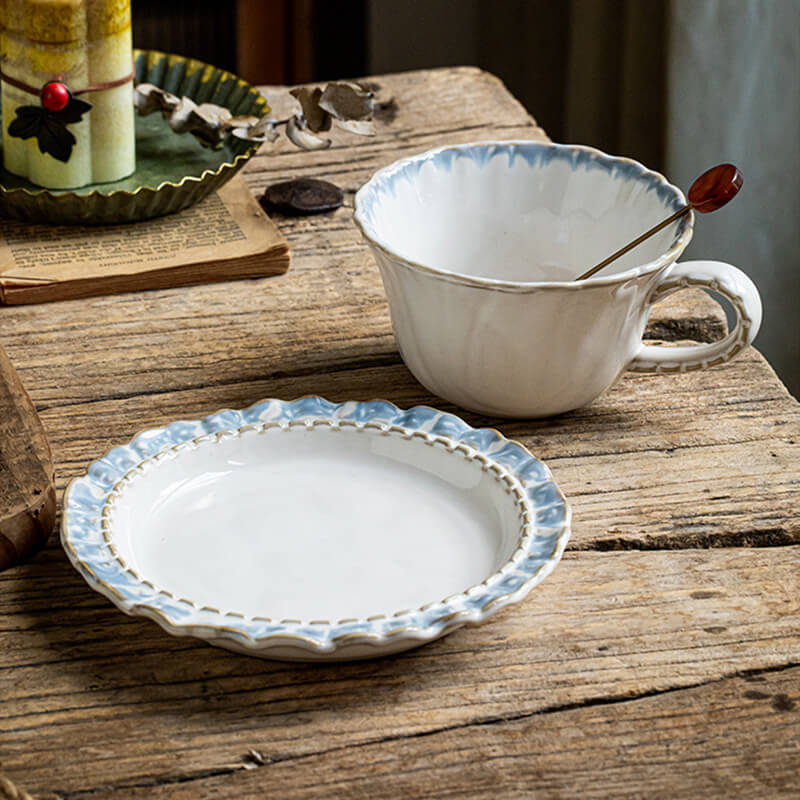 Ensemble tasse à café et sauce Alice