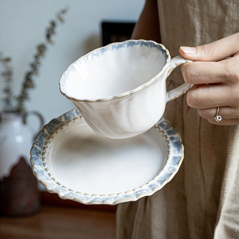 Ensemble tasse à café et sauce Alice