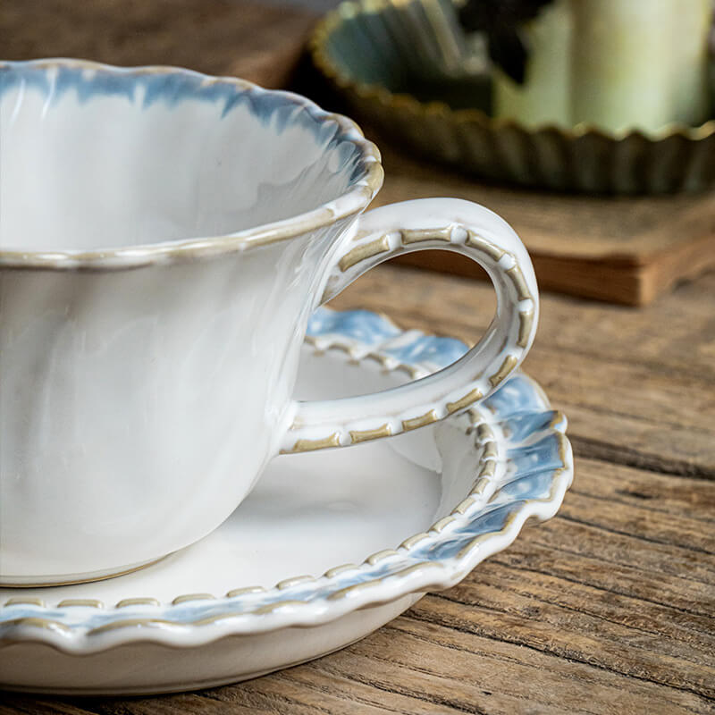 Ensemble tasse à café et sauce Alice
