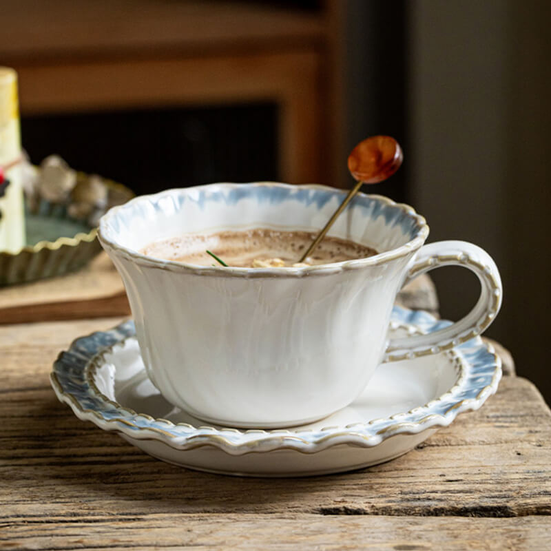 Ensemble tasse à café et sauce Alice