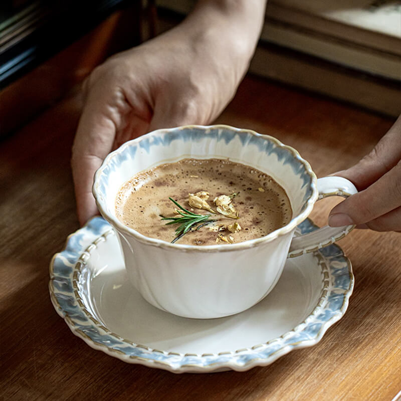 Ensemble tasse à café et sauce Alice
