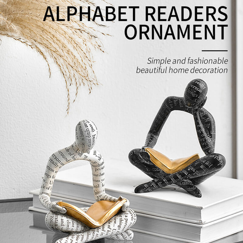 Ornements de lecture de l'alphabet