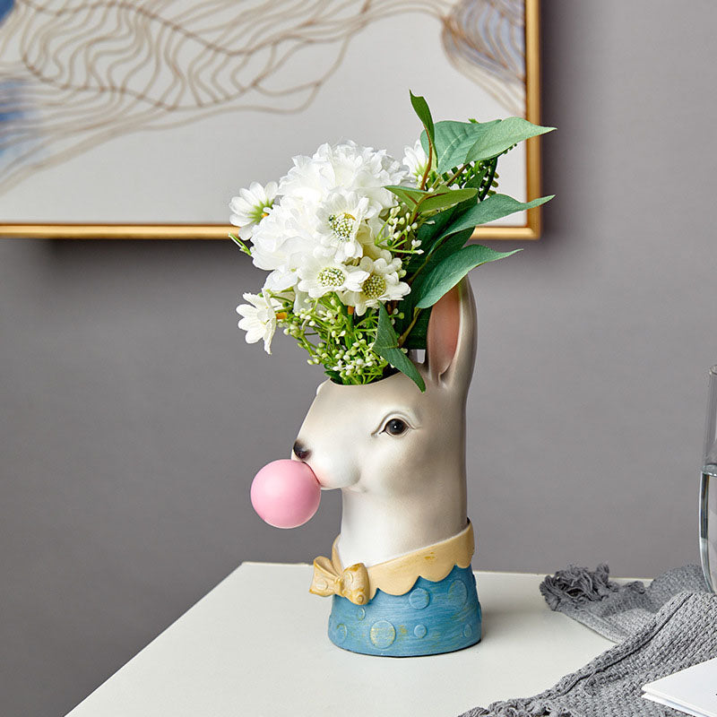 Vase en résine série Animal