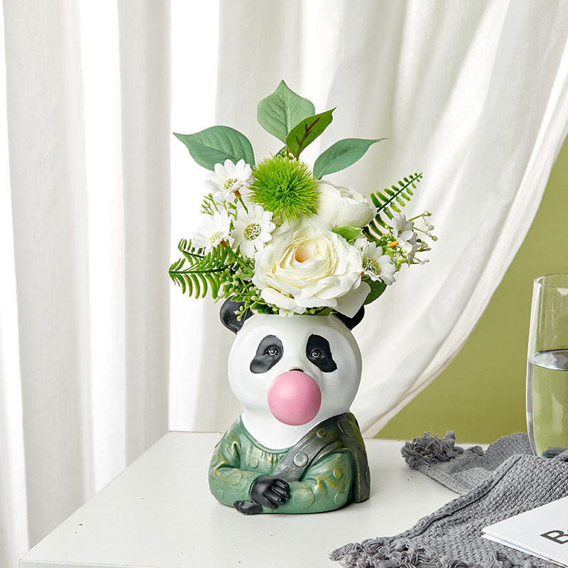 Vase en résine série Animal