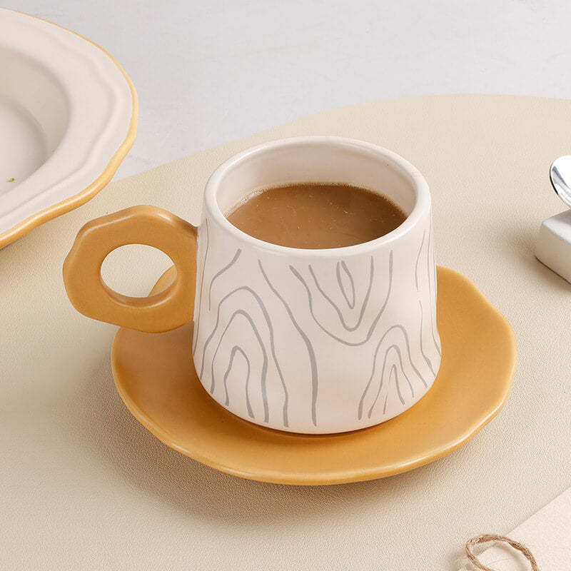 Ensemble de tasses à anneaux annuels