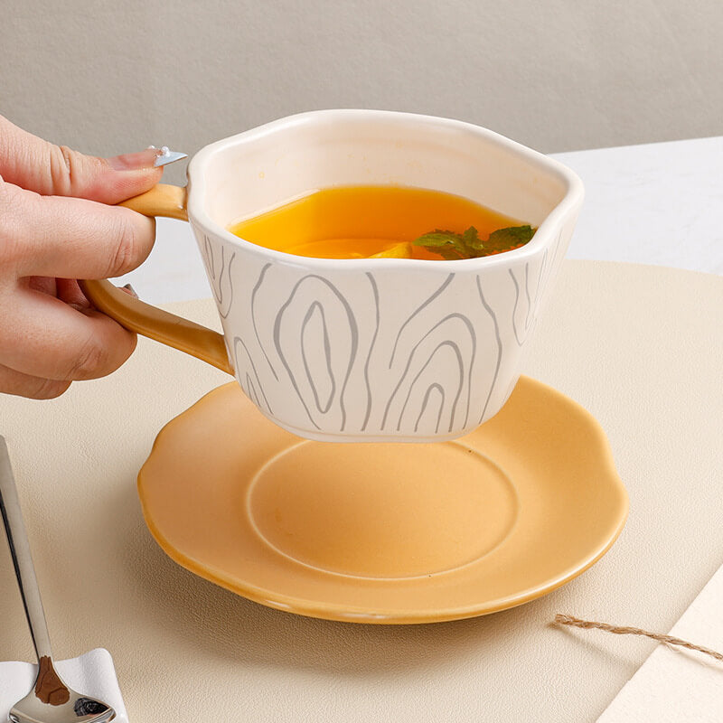 Ensemble de tasses à anneaux annuels
