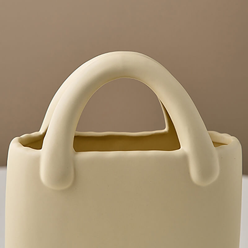 Tasche Keramik Vase