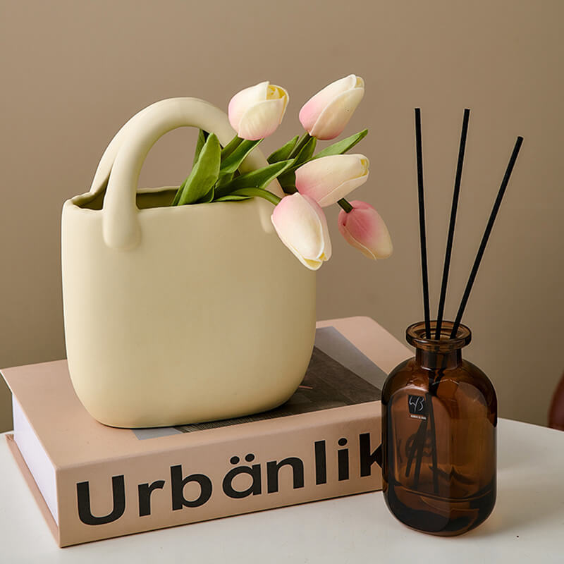Tasche Keramik Vase