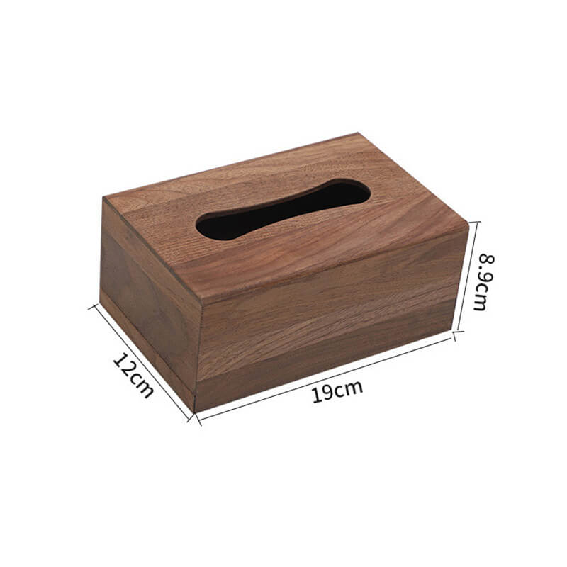 Black Walnut Tissue Box
