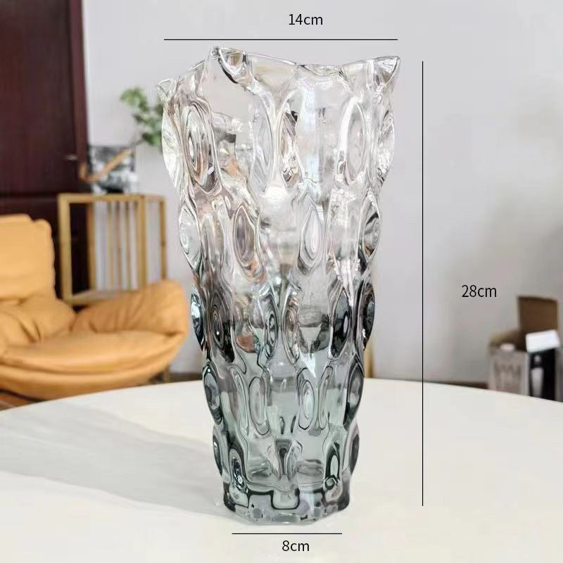 Böhmische Glasvase