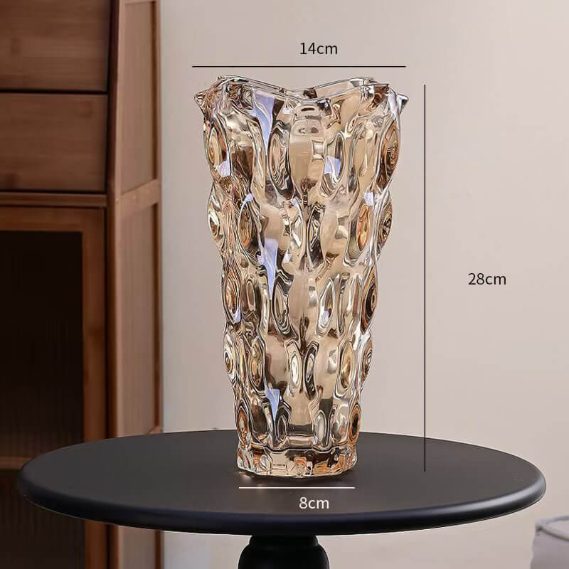 Böhmische Glasvase