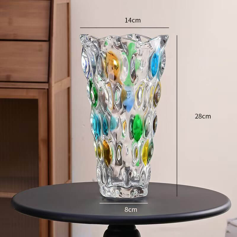 Böhmische Glasvase