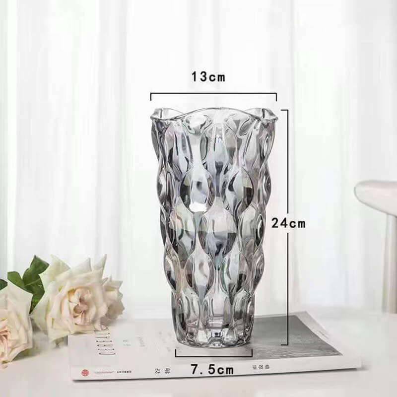 Böhmische Glasvase
