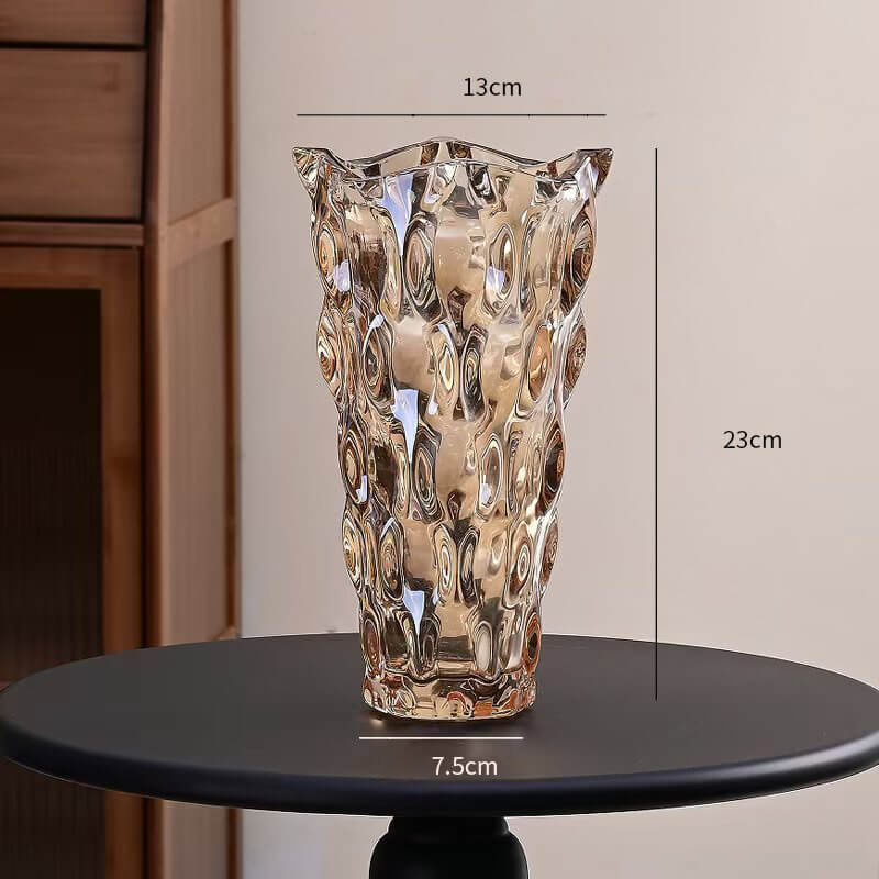 Böhmische Glasvase