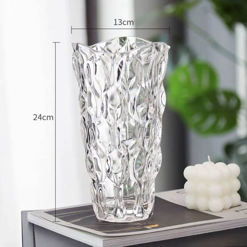 Böhmische Glasvase