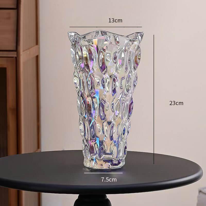 Böhmische Glasvase