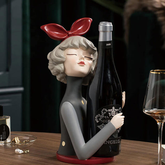 Dekoration mit Schleife, Mädchen, aus Kunstharz