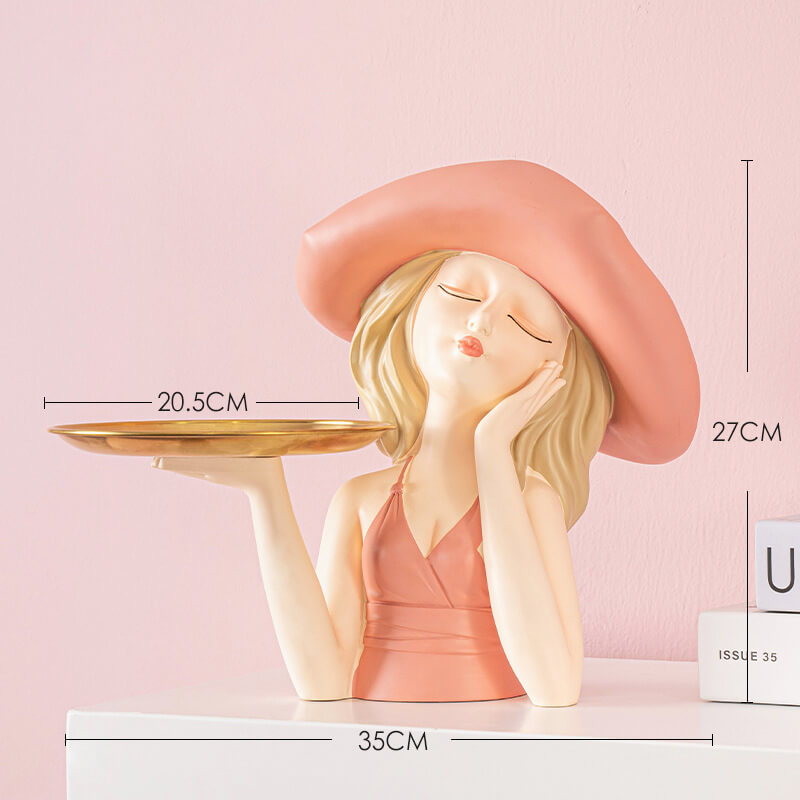 Bow Girl Tablett-Aufbewahrung