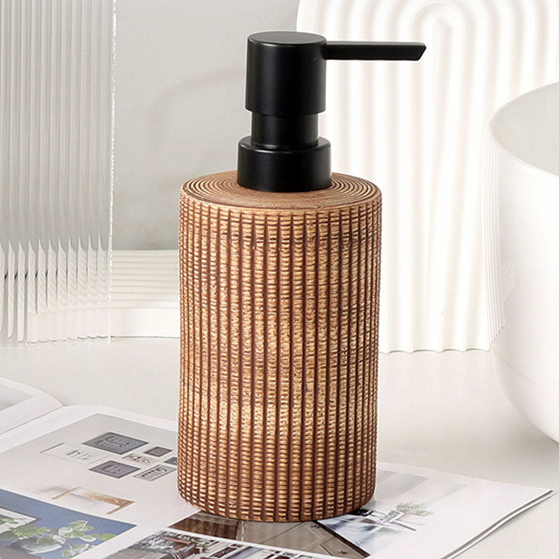 Brushed Cylindrical Lotion Dispenser