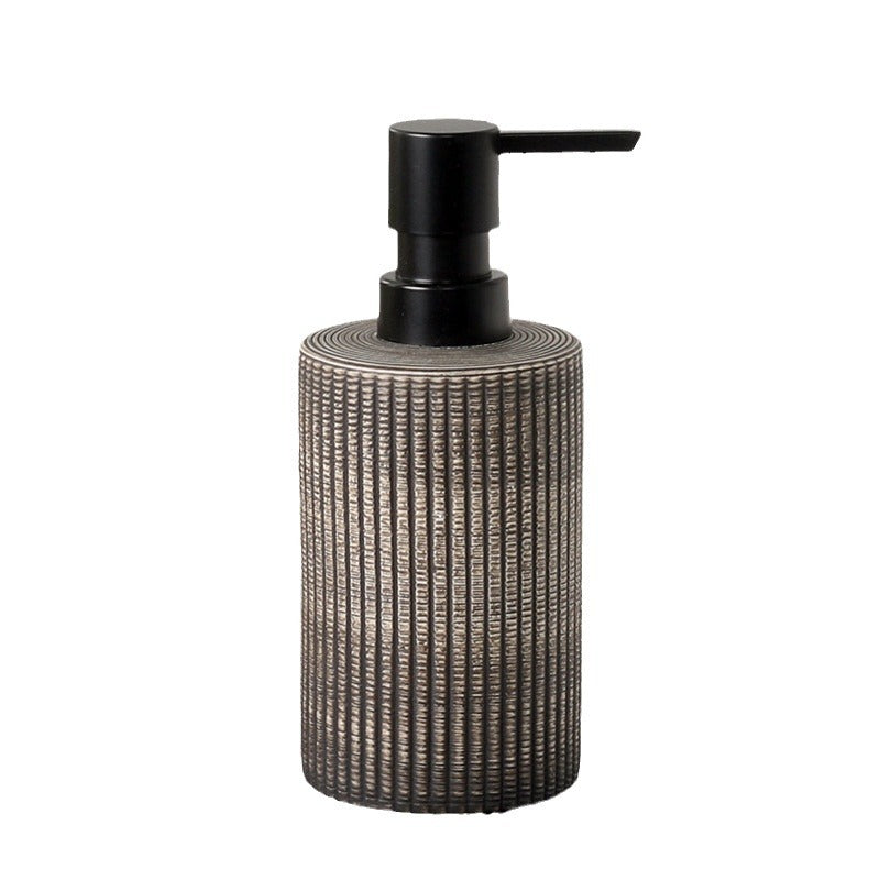 Brushed Cylindrical Lotion Dispenser