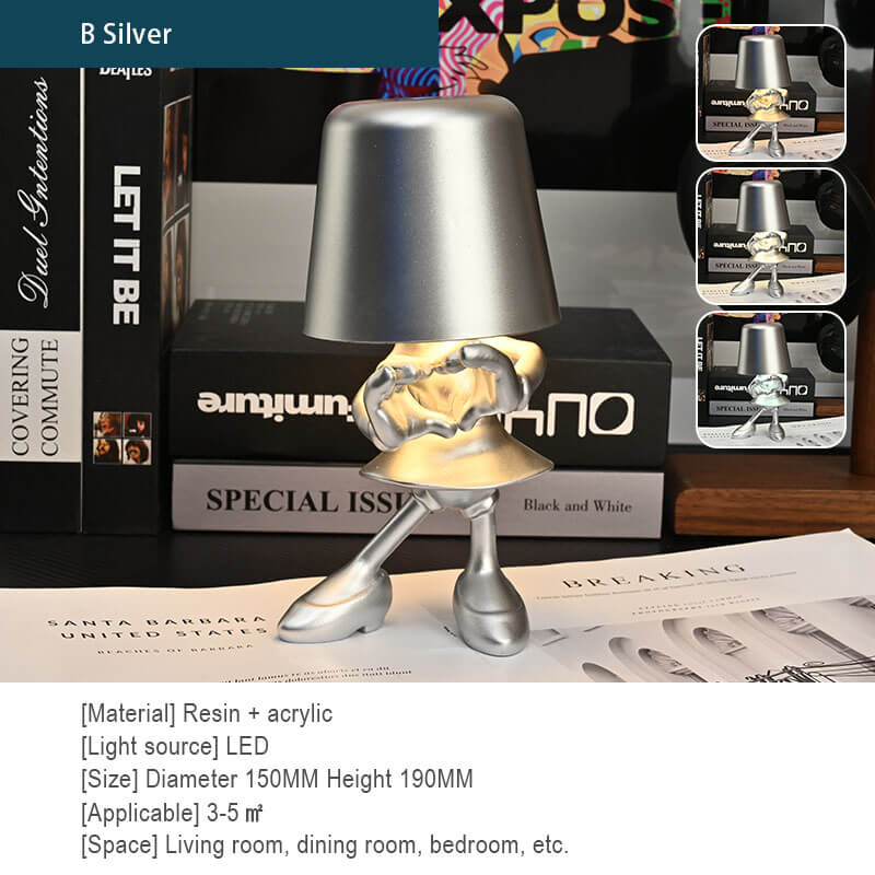 Lampe de bureau à chargement tactile Little Golden Man