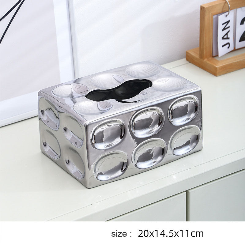 Bubble Ceramic Tissue Box