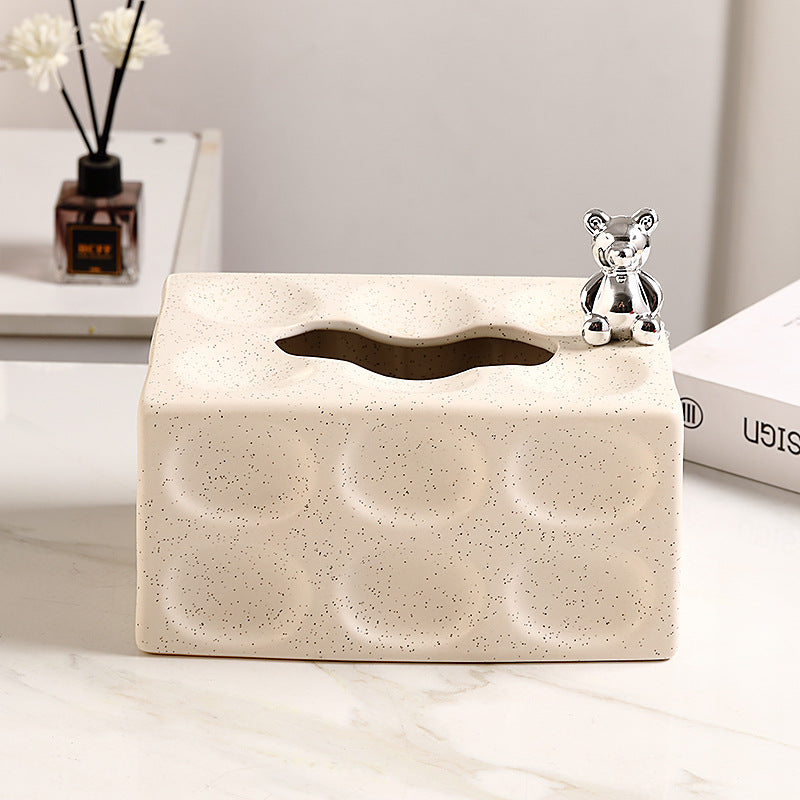Bubble Ceramic Tissue Box