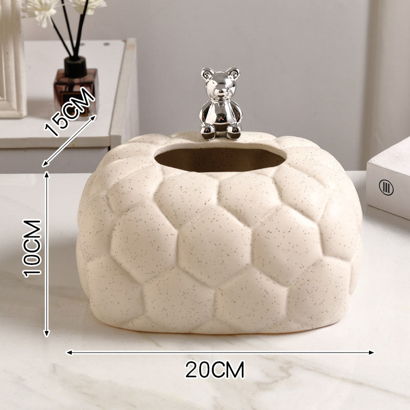 Bubble Ceramic Tissue Box