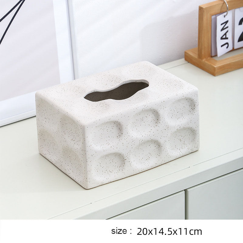 Bubble Ceramic Tissue Box