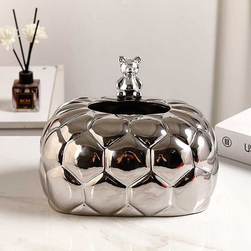 Bubble Ceramic Tissue Box