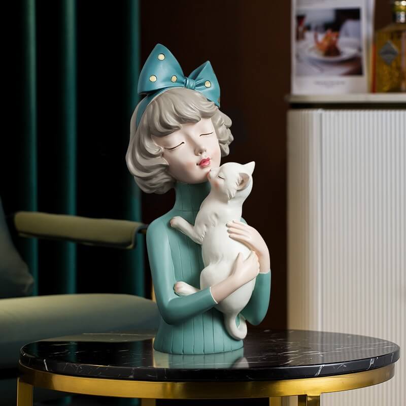 Schmetterlingsmädchen-Skulptur-Ornament