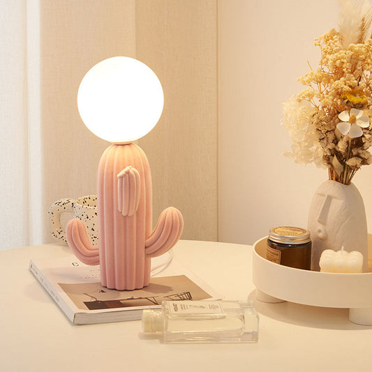 Cactus Resin Table Lamp