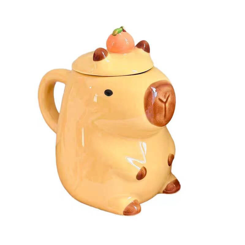 Cartoon Capybara Ceramic Mug