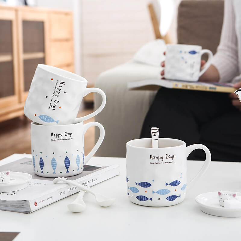 Tasses en céramique pour chats
