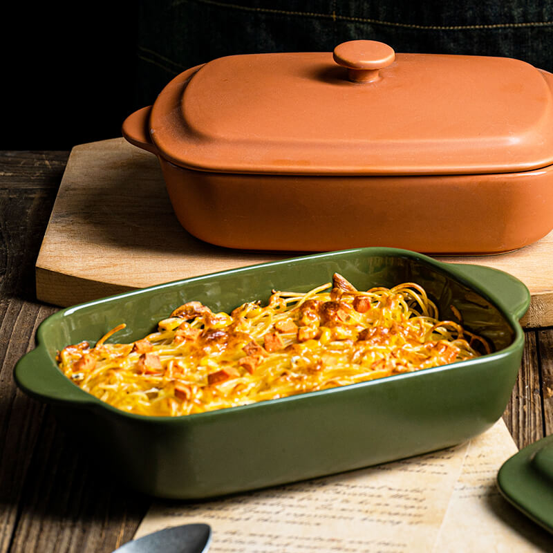Ceramic Baking Dish With Lid